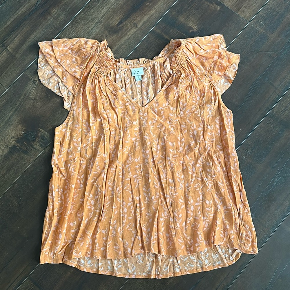 Orange Blouse